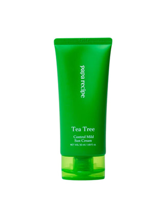 Crème solaire régulatrice de sébum Papa Recipe Tea Tree Control Mild Sun Cream SPF50+ PA++++