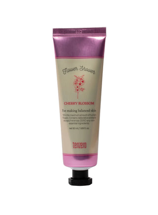 Crème pour les Mains et les Ongles Ten Zero FLOWER SHOWER HAND & NAIL CREAM CHERRY BLOSSOM