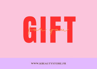 Carte-cadeau K BEAUTY STORE